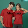 i Love My Wife & Husband-Couple Tshirt