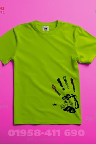 ফ্যাশনেবল  জার্সি হাপ হাতা টিশার্ট